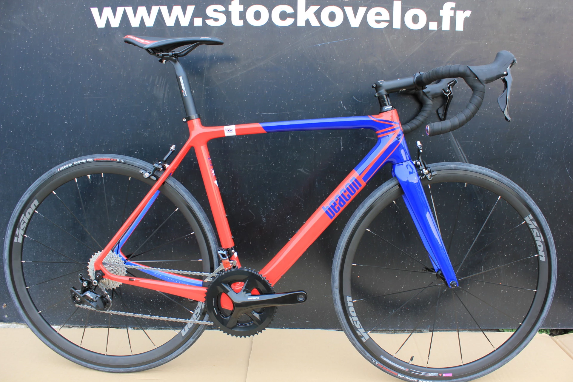 DEDACCIAI Vélo BEACON Carbone BF 100 Rouge/bleu 1 DEDACCIAI Vélo BEACON Carbone BF 100 Rouge/bleu