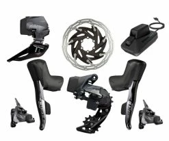 DEDACCIAI Vélo EXS Aerospeed Carbone SRAM Rival AXS 12V 2022 Noir 9 DEDACCIAI Vélo EXS Aerospeed Carbone SRAM Rival AXS 12V 2022 Noir -Vélos de Route Soldes SRAM Force AXS 12V groupe
