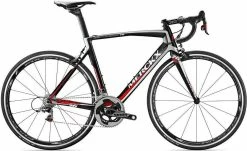 Vélo EDDY MERCKX SAN REMO 76 Carbone Noir Mat Silver Rouge