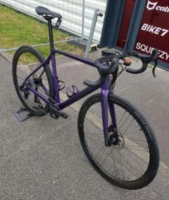 Vélo TIME ALPE D’HUEZ 01 DISC Campagnolo EKAR 13V Gloss Carbone Purple -Vélos de Route Soldes time 01 purple ekar 13 3